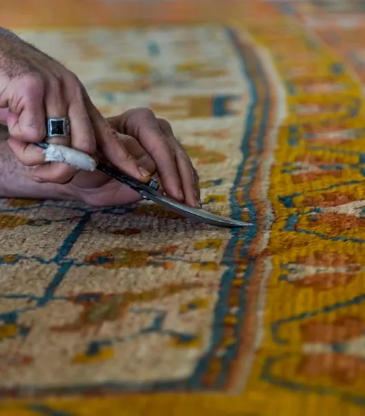 Area Rug Repair process